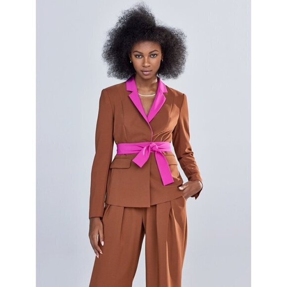 New York & Company Jackets & Blazers - NWT NYC Gabrielle Union Wrapped Blazer Size M